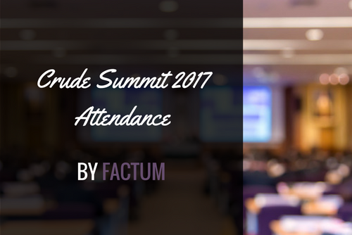 Factum to Attend Argus Americas Crude Summit 2017