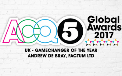 ACQ5 Names Factum’s Managing Director Gamechanger of the Year