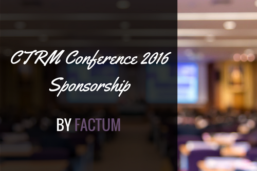 Factum Sponsors CTRM Conference 2016